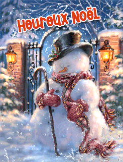 Gif joyeux Noël animaux